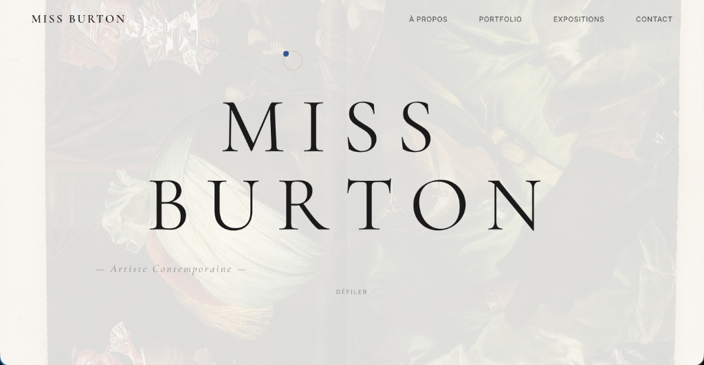 Miss Burton - Artiste Contemporaine
